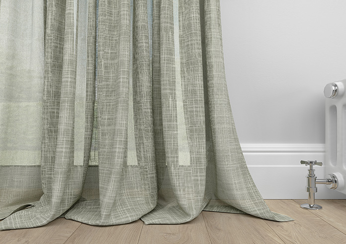 Siena Voile, Khaki Brown - Made to Measure Curtains - Image 6